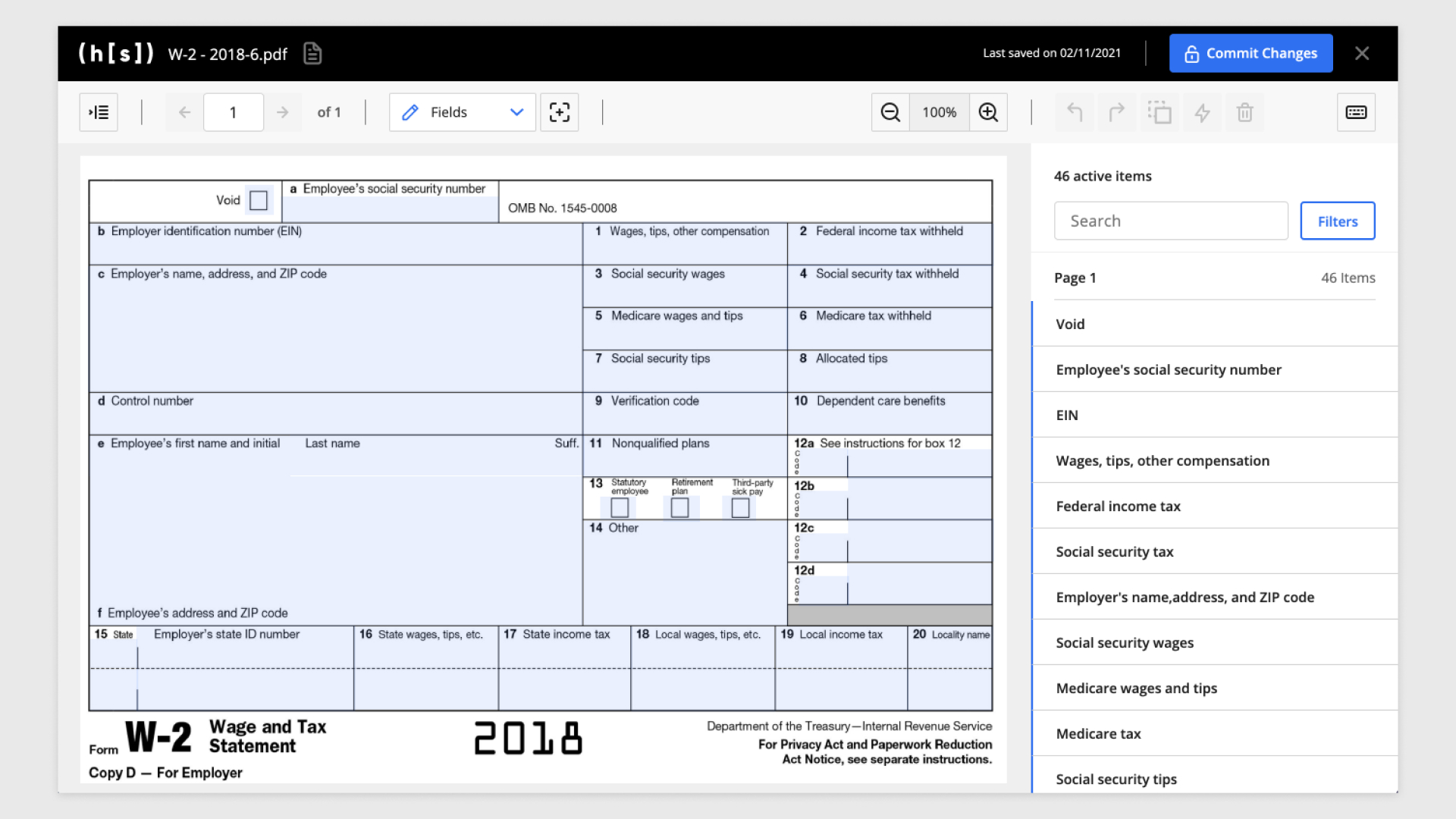 Hyperscience Layout Editor